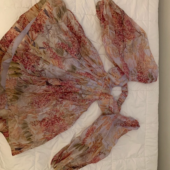 Zimmerman Wild Botanical open-back minidress - Picture 6 of 9